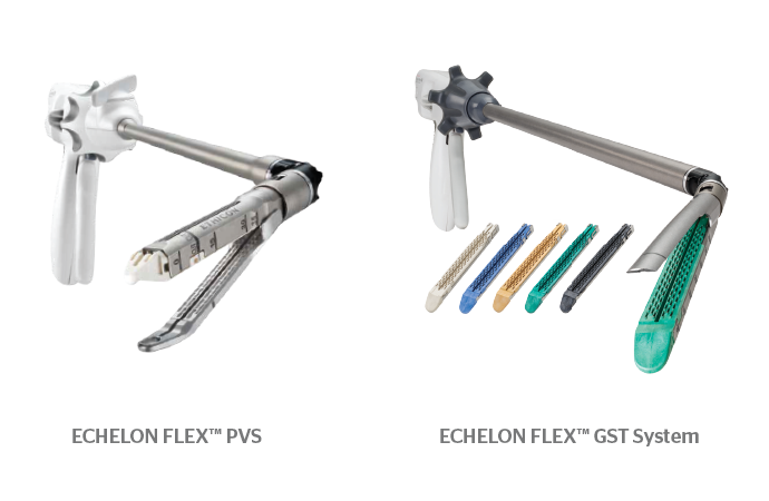 echelon powered flex ethicon staplers thoracic stapler surgery precision evidence emea gst device