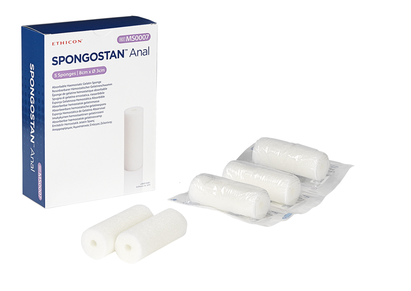 SPONGOSTAN™ Absorbable Haemostatic Gelatin Sponge, Anal