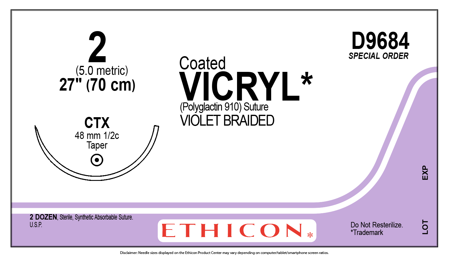 Ethicon Vicryl Suture Catalog Catalog Library
