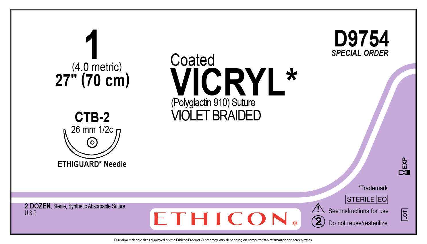 D9754 Ethicon