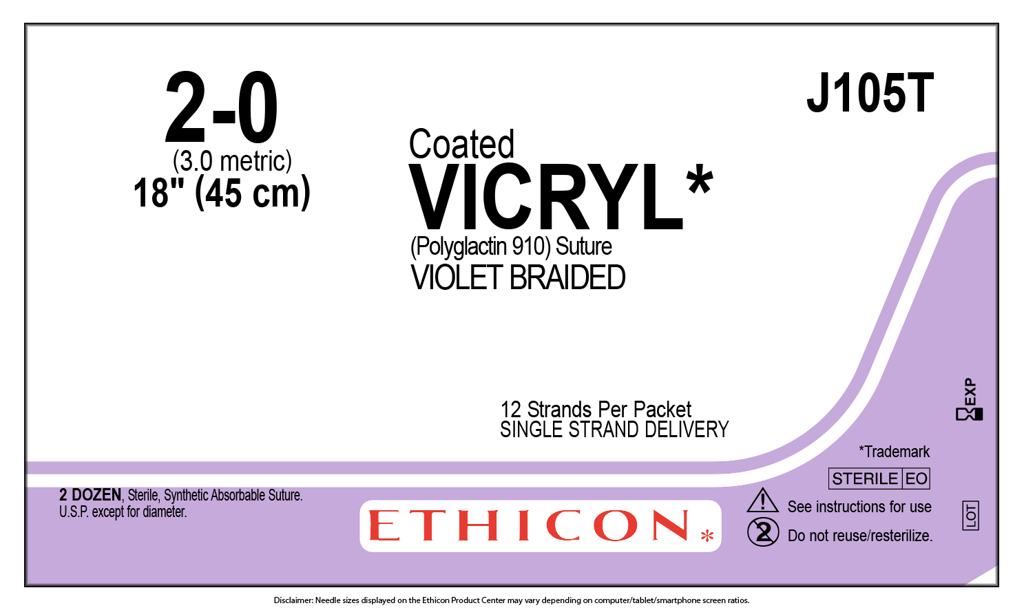 Ethicon suture top