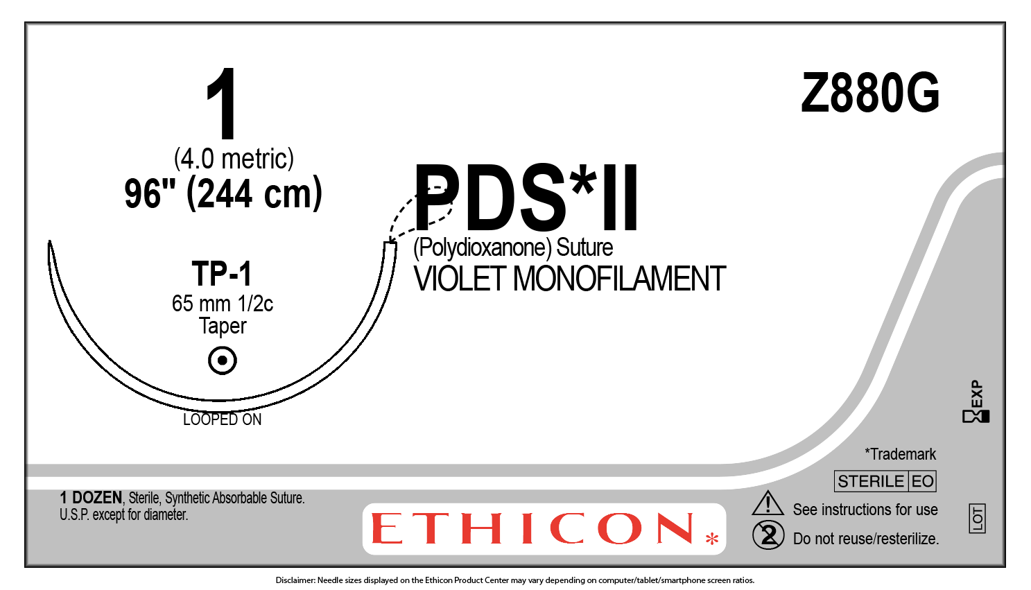 Z880G | Ethicon Z880G | Ethicon